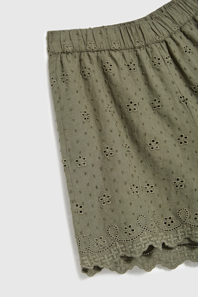 WOMEN'S SHORTS L-SH-4618 OLIVE
