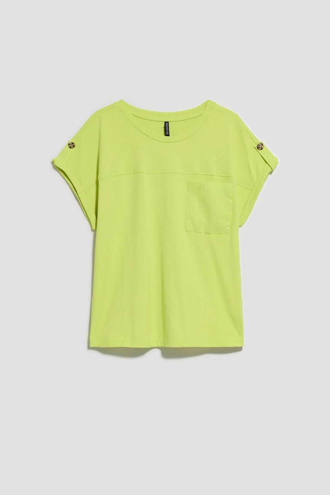 LADIES TSHIRT L-TS-4086 L.GREEN