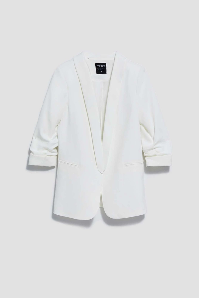 LADIES JACKETS L-MR-4003 OFF WHITE