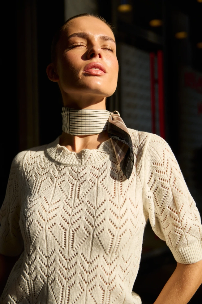 SWETER DAMSKI L-SW-4913 OFF WHITE-pakiet