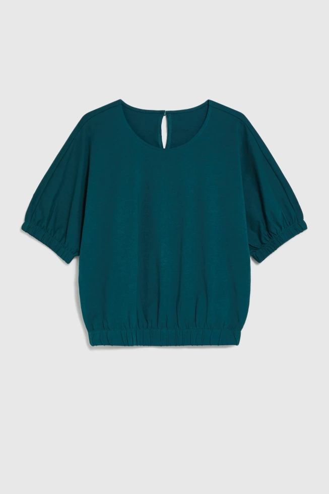 WOMEN'S TSHIRT L-TS-4960 D.GREEN-set