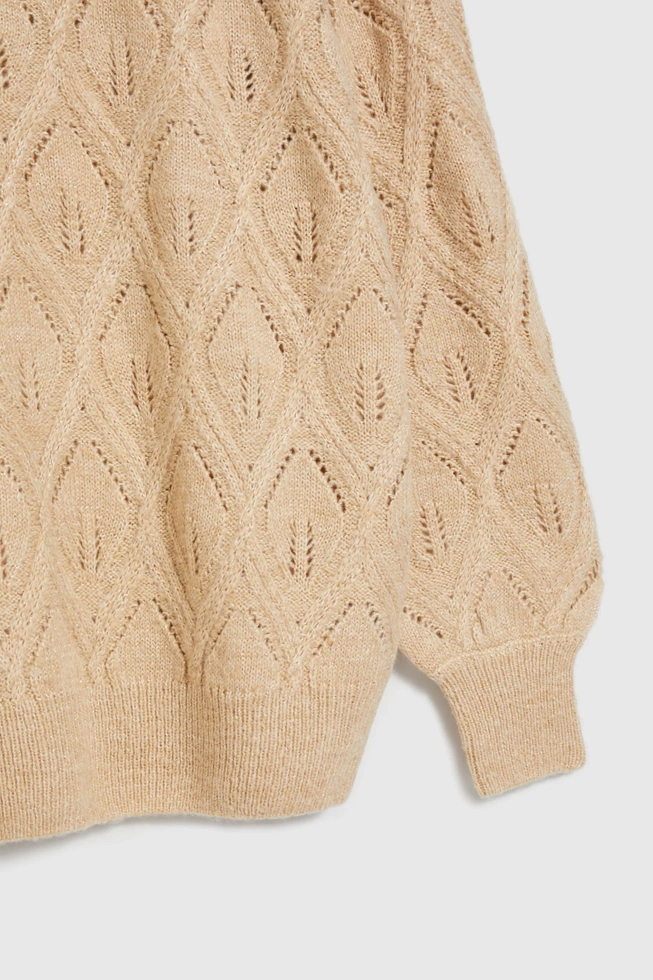 WOMEN'S SWEATER Z-SW-4503 BEIGE MEL