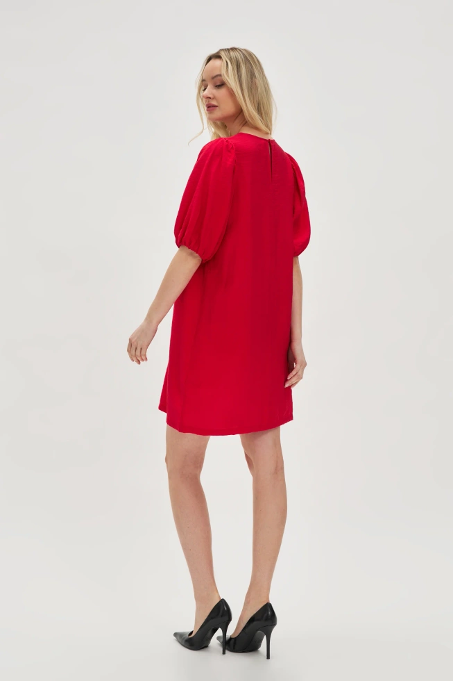 WOMEN'S DRESS L-SU-4638 RED
