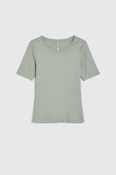 WOMEN'S TSHIRT L-TS-4916 OLIVE-set