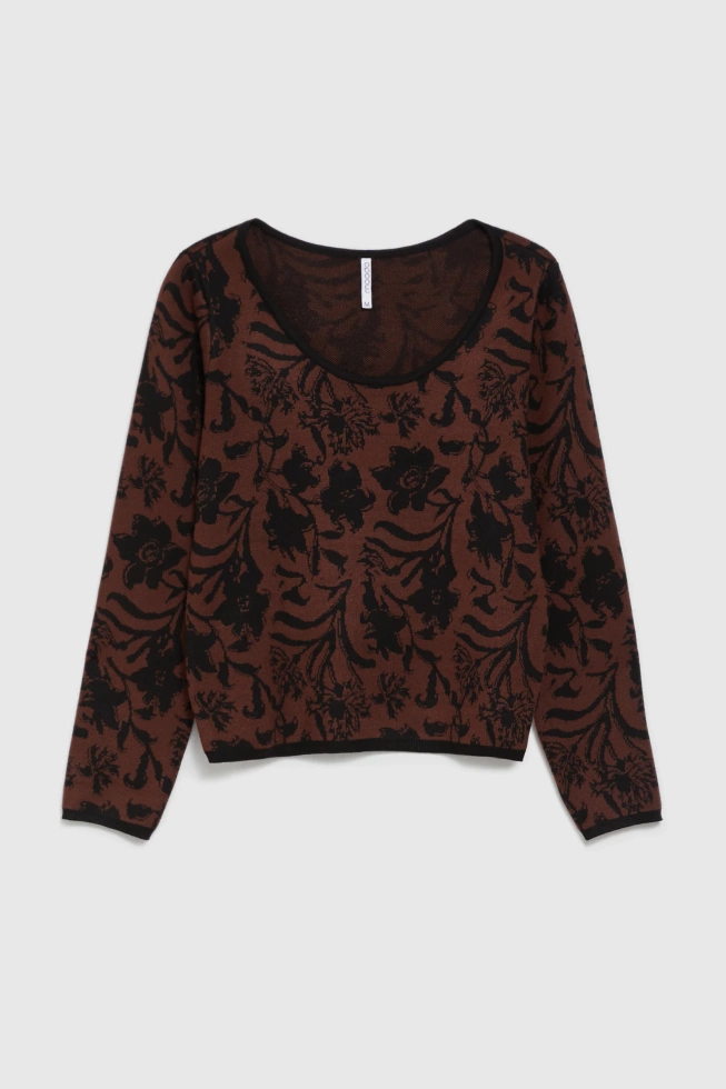 SWETER DAMSKI Z-SW-4850 BROWN