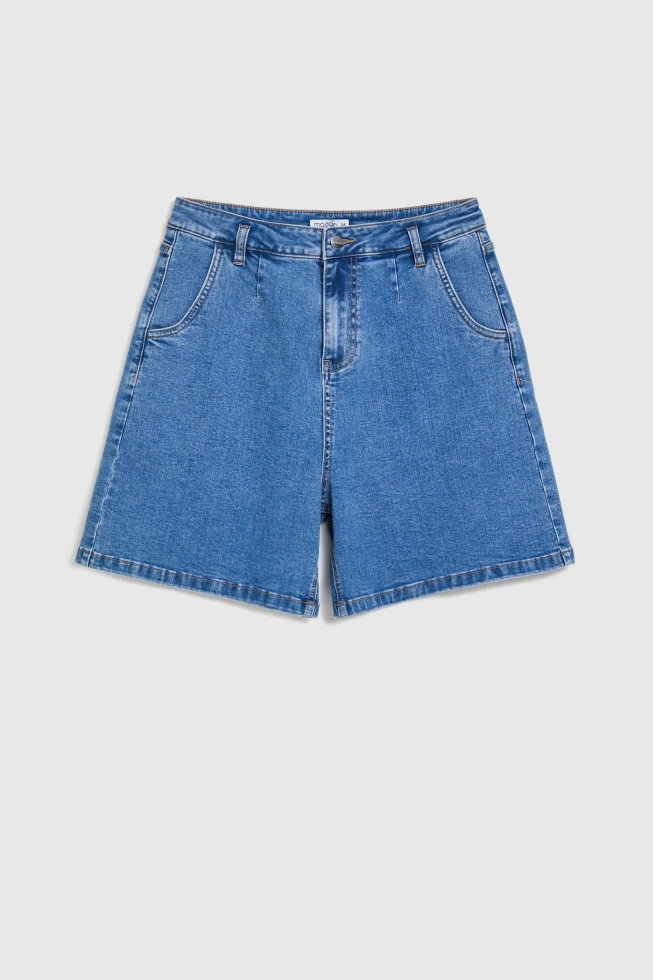WOMEN'S SHORTS L-SH-4909 BLUE
