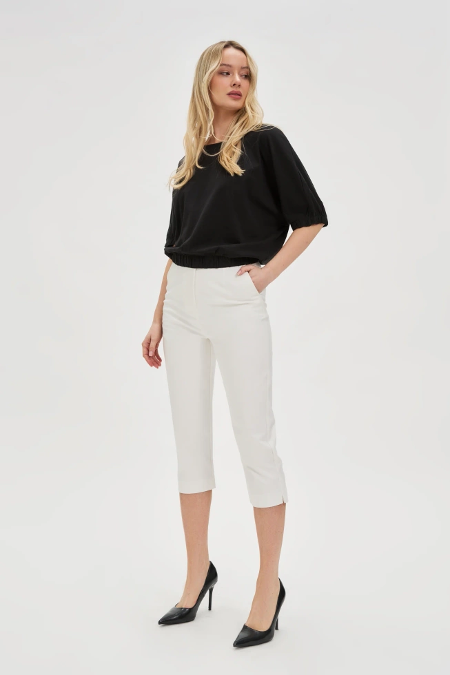 WOMEN'S PANTS L-SP-4615 OFF WHITE