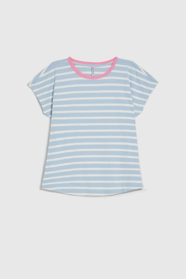 WOMEN'S TSHIRT L-TS-4919 BLUE-set