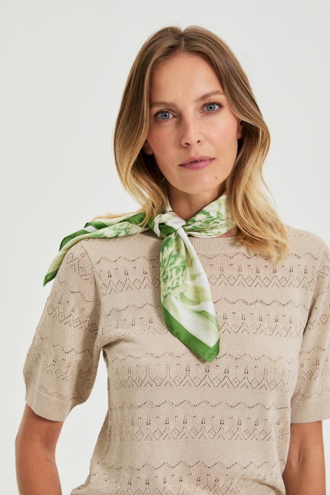 WOMEN'S SCARF L-SZ-4919 GREEN