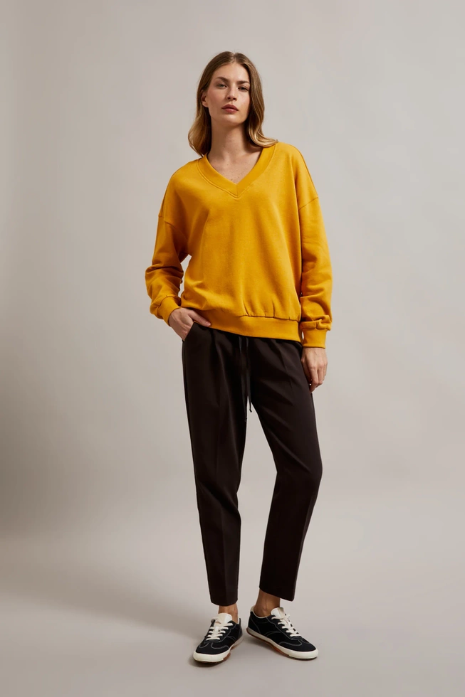 WOMEN'S SWEATSHIRT Z-BL-4511 MUSTARD