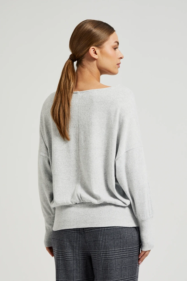 WOMEN'S SWEATER Z-SW-4560 L.GREY MEL