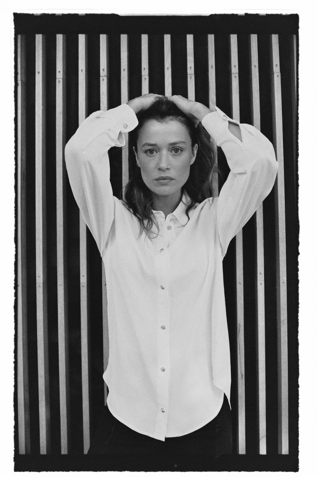 WOMEN'S SHIRT Z-KO-4817 OFF WHITE