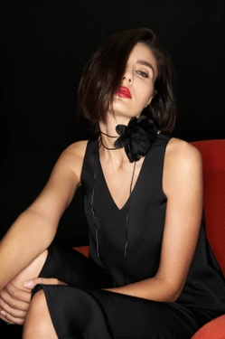 WOMEN'S SHIRT Z-KO-4547 BLACK