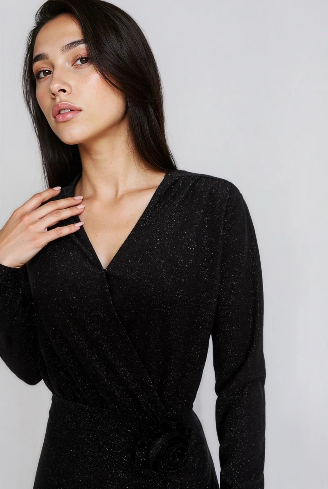 WOMEN'S DRESS Z-SU-4828 BLACK-set