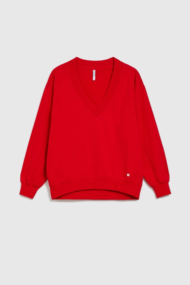 WOMEN'S SWEATSHIRT L-BL-4608 RED