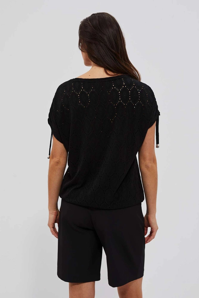 LADIES TSHIRT L-TS-4033 BLACK