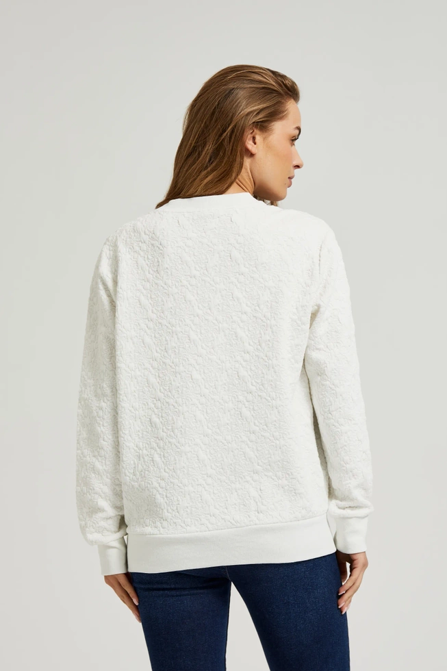 WOMEN'S SWEATSHIRT Z-BL-4503 WHITE