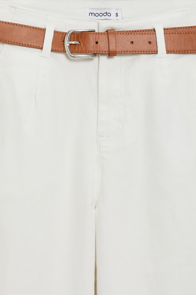 WOMEN'S JEANS L-JE-4901 OFF WHITE