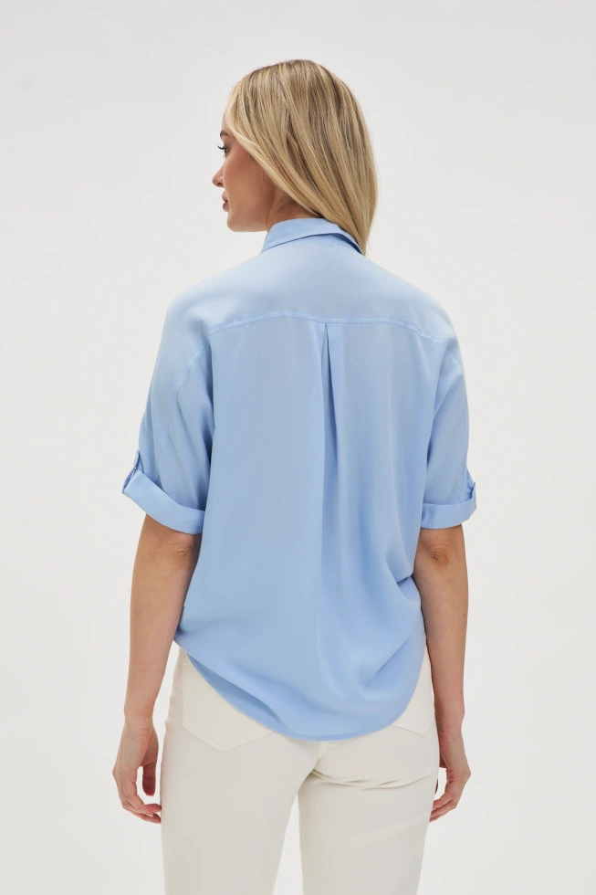 WOMEN'S SHIRT L-KO-4624 L.BLUE