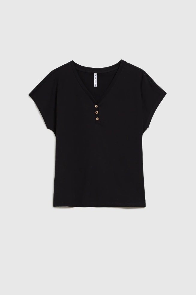 KOSZULKA DAMSKA L-TS-4702 BLACK
