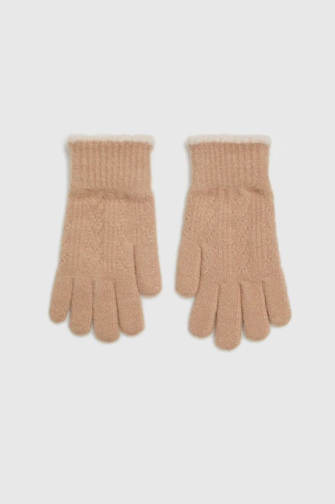 WOMEN'S GLOVES Z-RE-4510 L.BEIGE