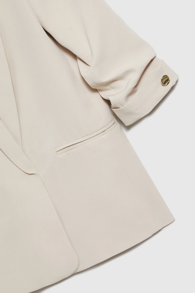 WOMEN'S JACKETS L-MR-4604 L.BEIGE