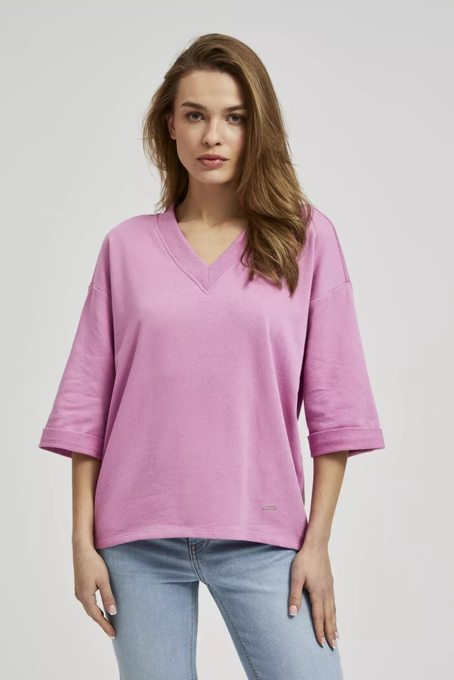 BLUZA DAMSKA L-BL-4317 D.PINK