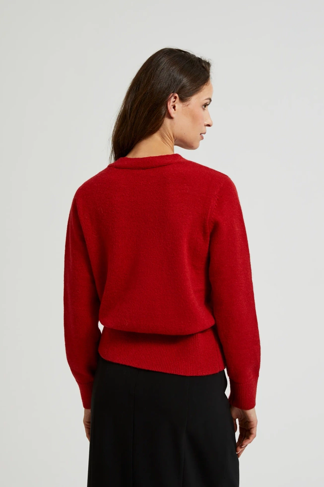 SWETER DAMSKI Z-SW-4566 RED-pakiet