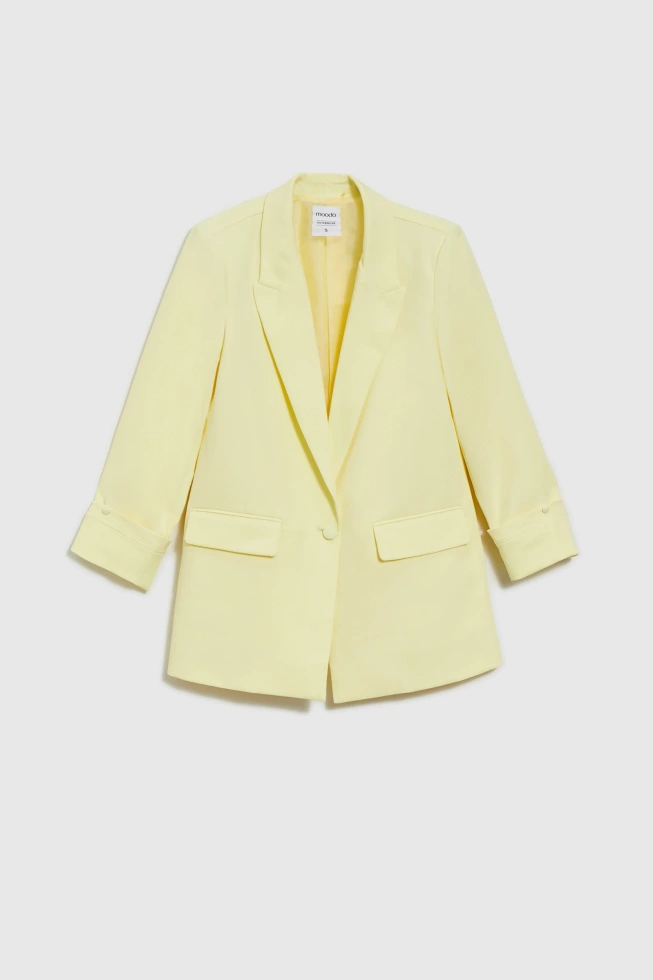 WOMEN'S JACKETS L-MR-4611 L.YELLOW
