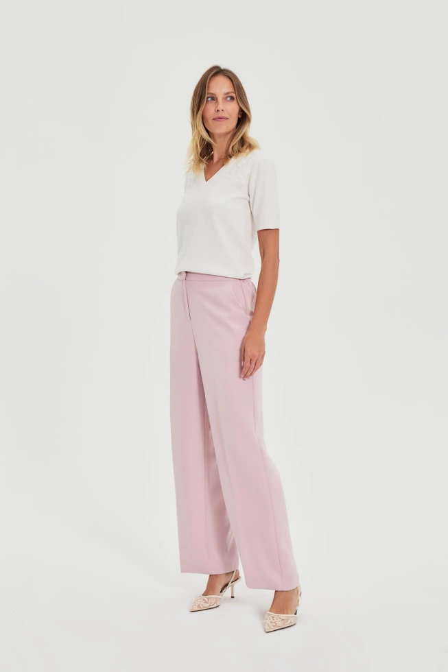 SWETER DAMSKI L-SW-4906 OFF WHITE