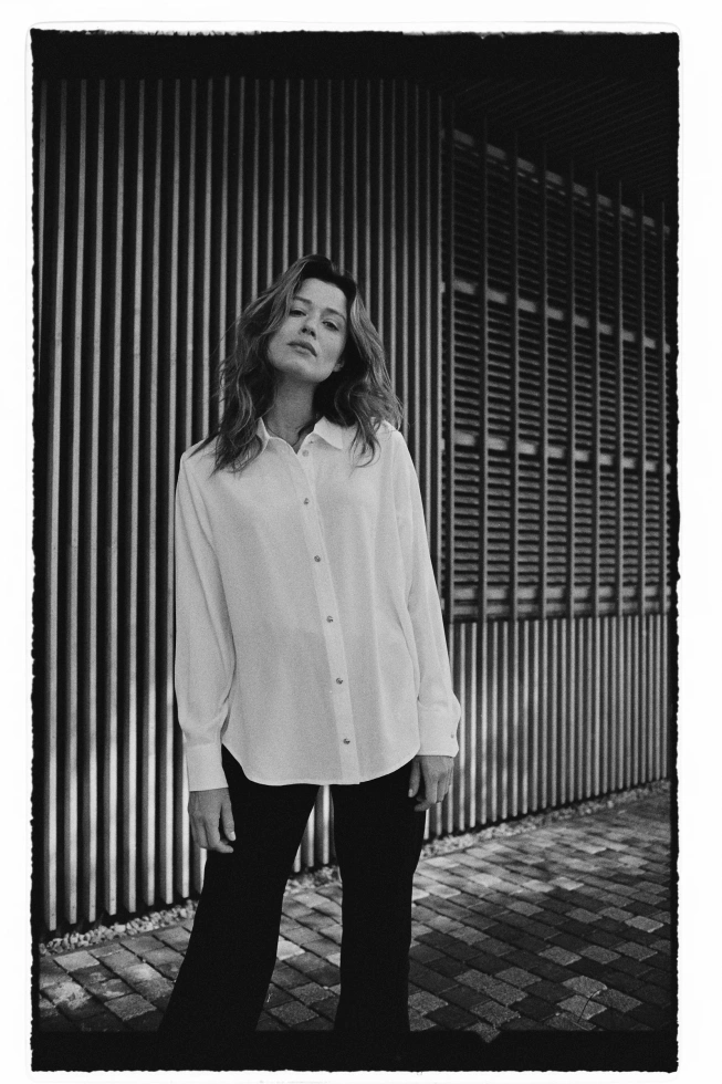 WOMEN'S SHIRT Z-KO-4817 OFF WHITE