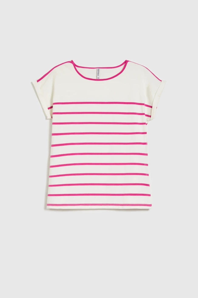 WOMEN'S TSHIRT L-TS-4655 FUCHSIA