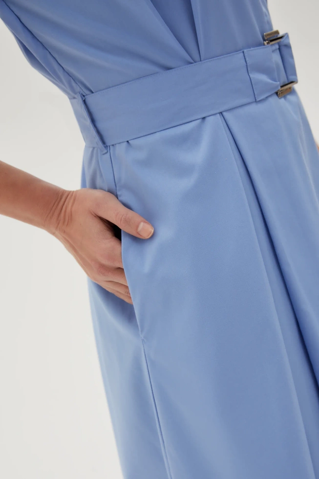 WOMEN'S DRESS L-SU-4615 BLUE