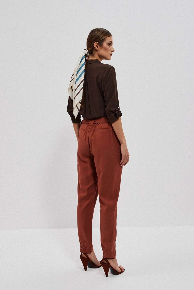 LADIES PANTS L-SP-4012 BROWN