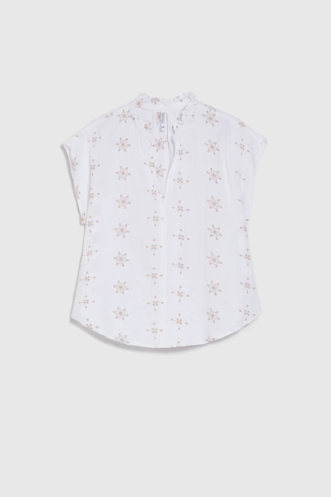 WOMEN'S SHIRT L-KO-4640 WHITE