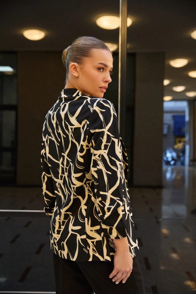 MARYNARKA DAMSKA L-MR-4900 BLACK