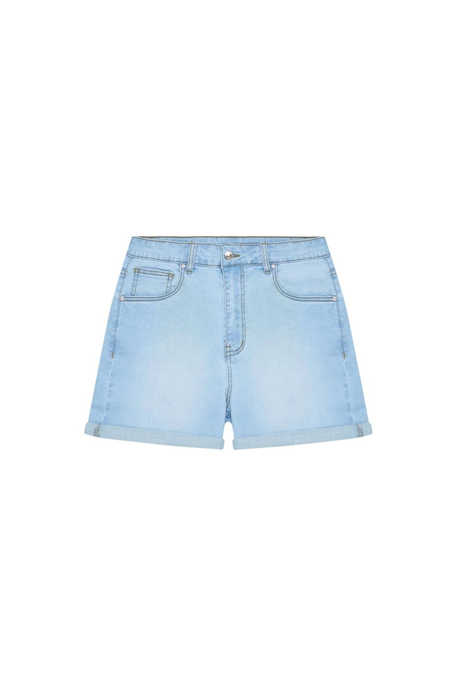 Bermuda denim shorts