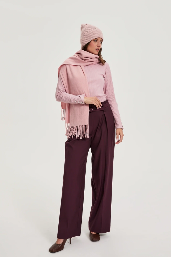 WOMEN'S SCARF Z-SZ-4807 PINK-set