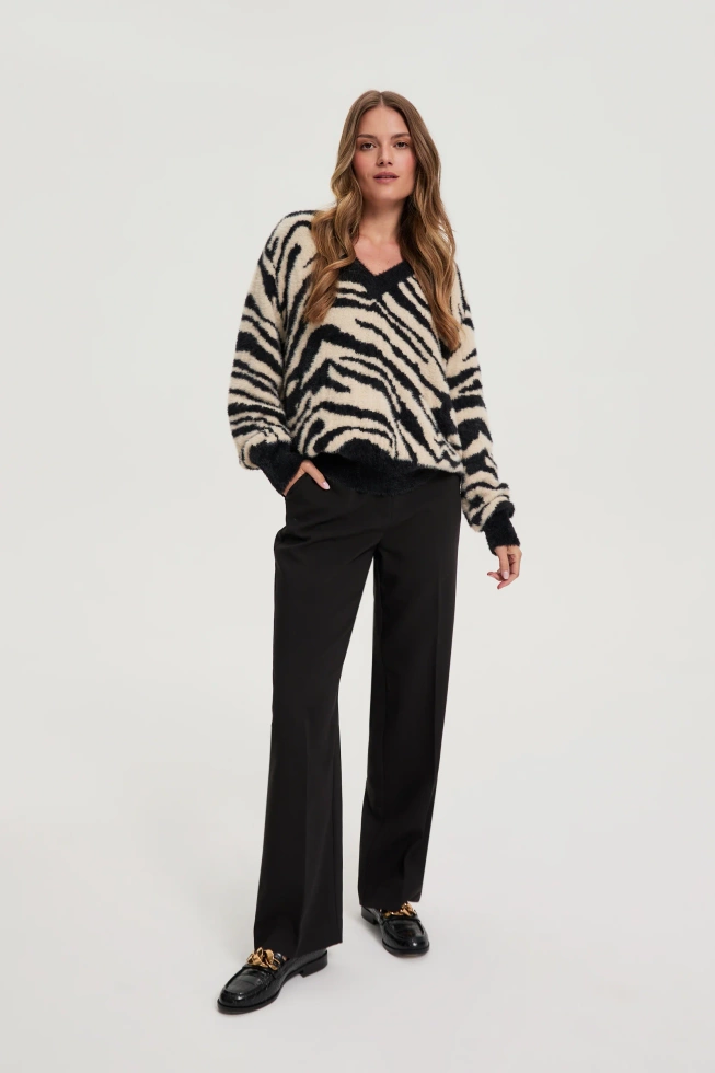 WOMEN'S SWEATER Z-SW-4858 BLACK