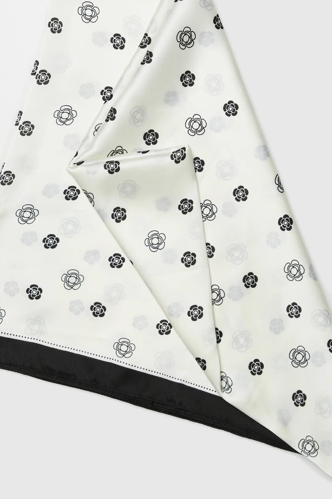 WOMEN'S SCARF L-SZ-4626 OFF WHITE-set