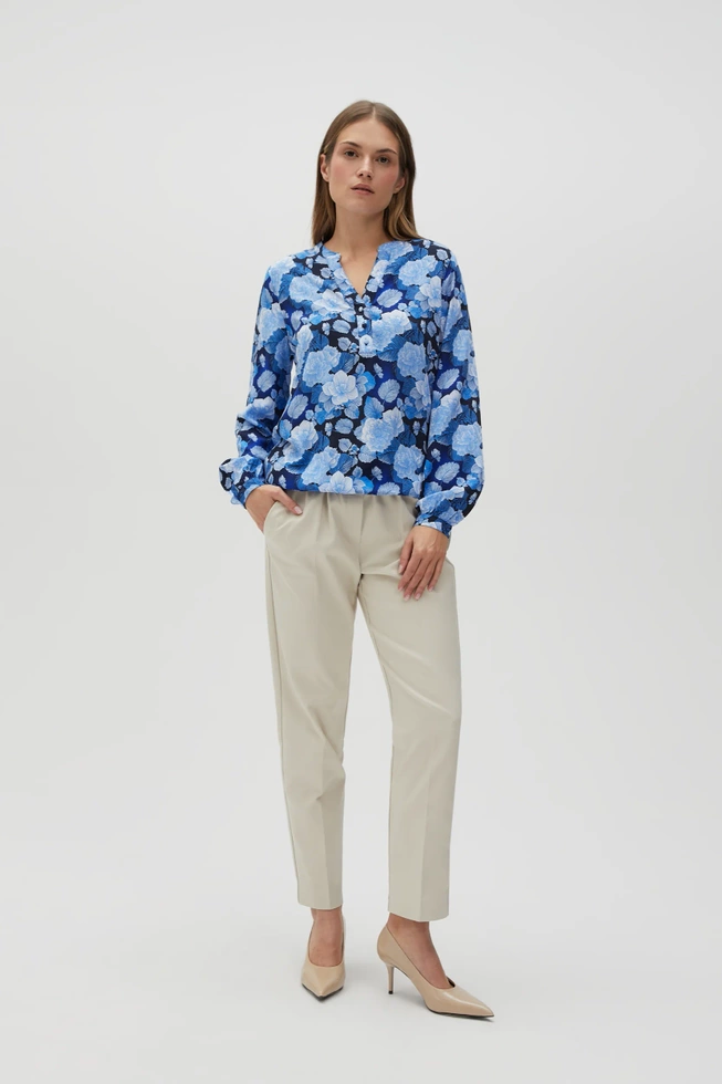 WOMEN'S SHIRT L-KO-4604 BLUE-set