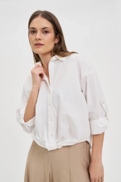WOMEN'S SHIRT L-KO-4664 WHITE