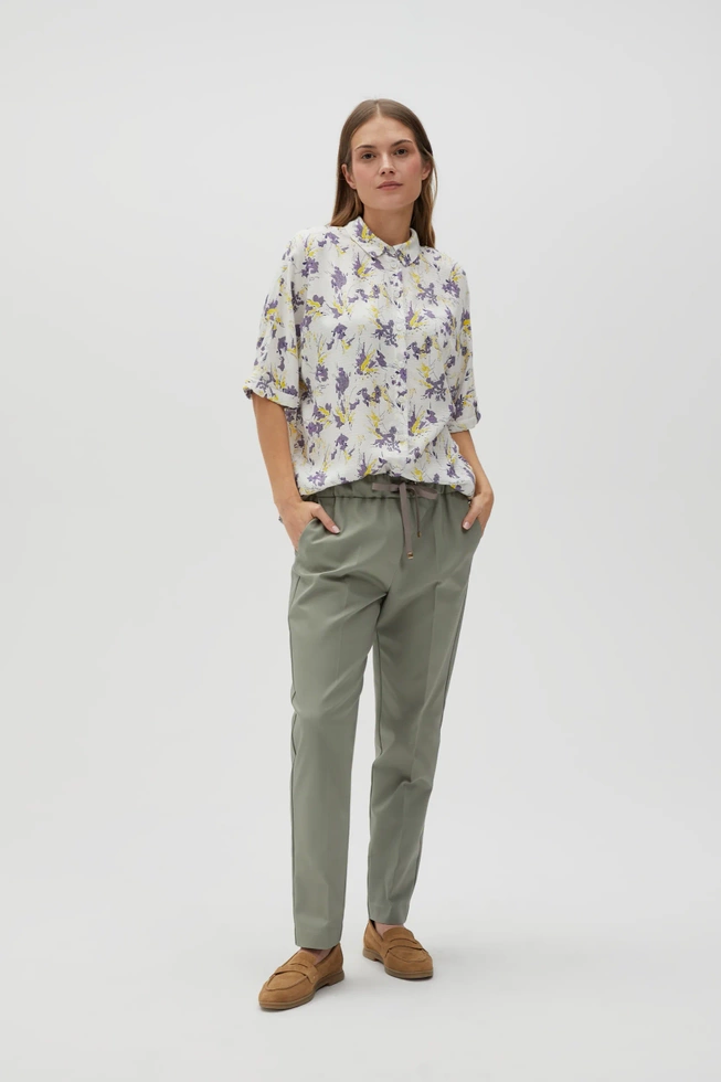 WOMEN'S PANTS L-SP-4614 OLIVE-set