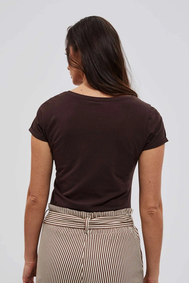 LADIES TSHIRT L-TS-4019 D.OAK