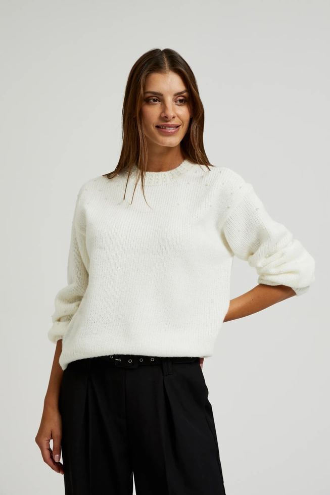 SWETER DAMSKI Z-SW-4570 OFF WHITE-pakiet