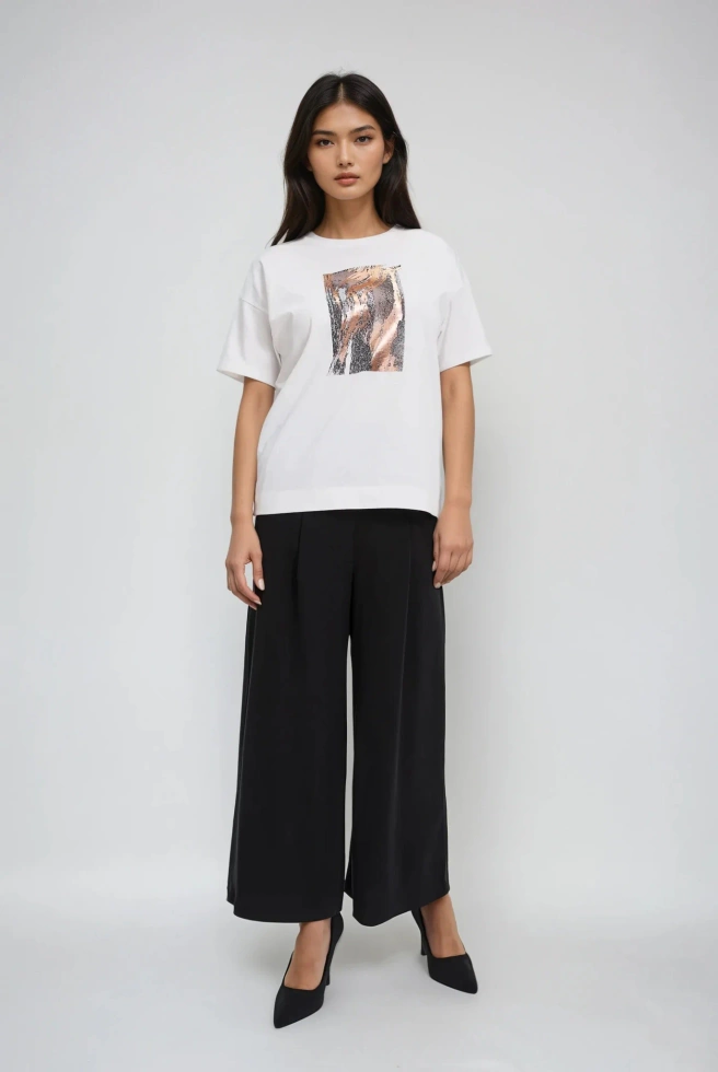 KOSZULKA DAMSKA L-TS-4749 OFF WHITE