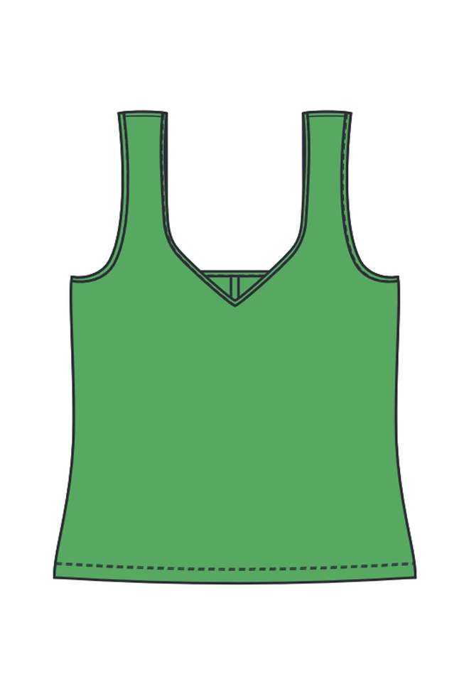 WOMEN'S TOP L-TS-4683 L.GREEN-set