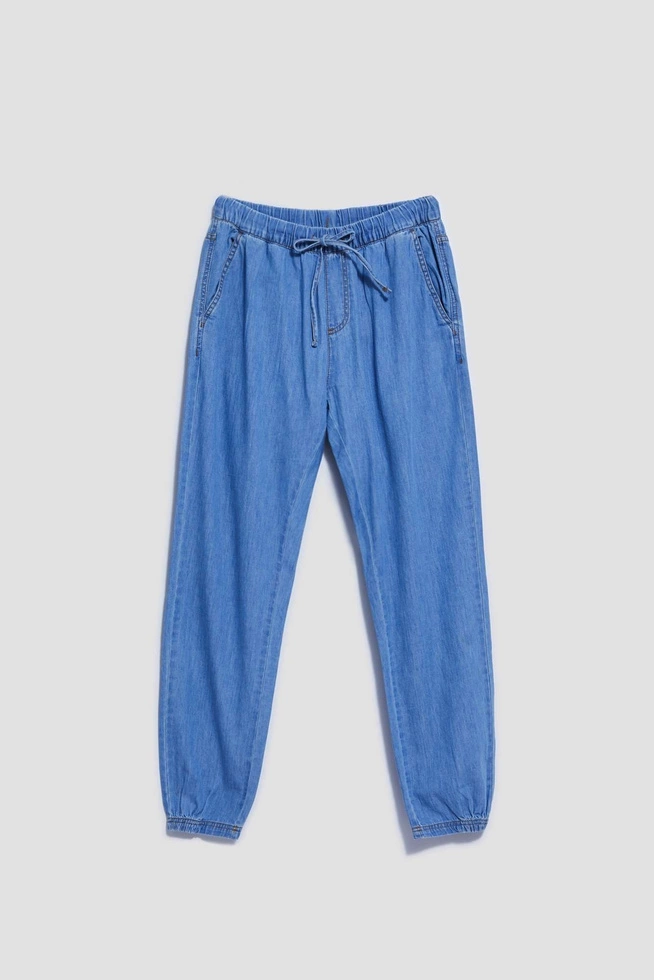 LADIES JEANS L-JE-4004 BLUE