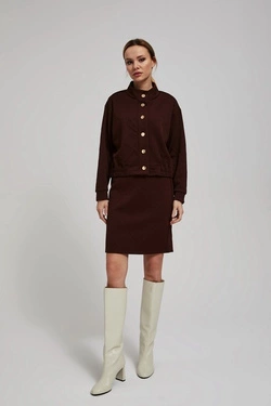 SPÓDNICA DAMSKA Z-SC-4204 D.BROWN