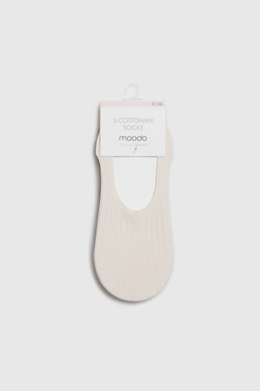 WOMEN'S SOCKS L-SK-4903 BEIGE-set
